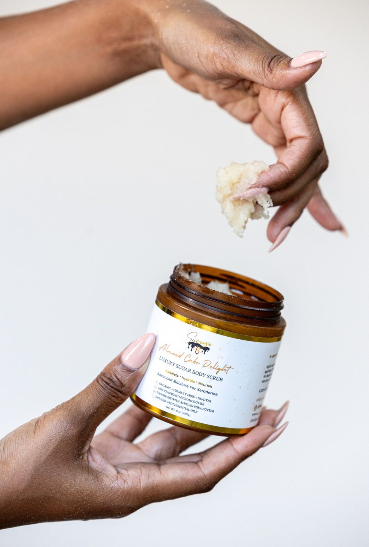 Body Scrub Sample 2oz - Sucrose Body Essentials - Softening, Brightening, and Rejuvenating Body Scrub