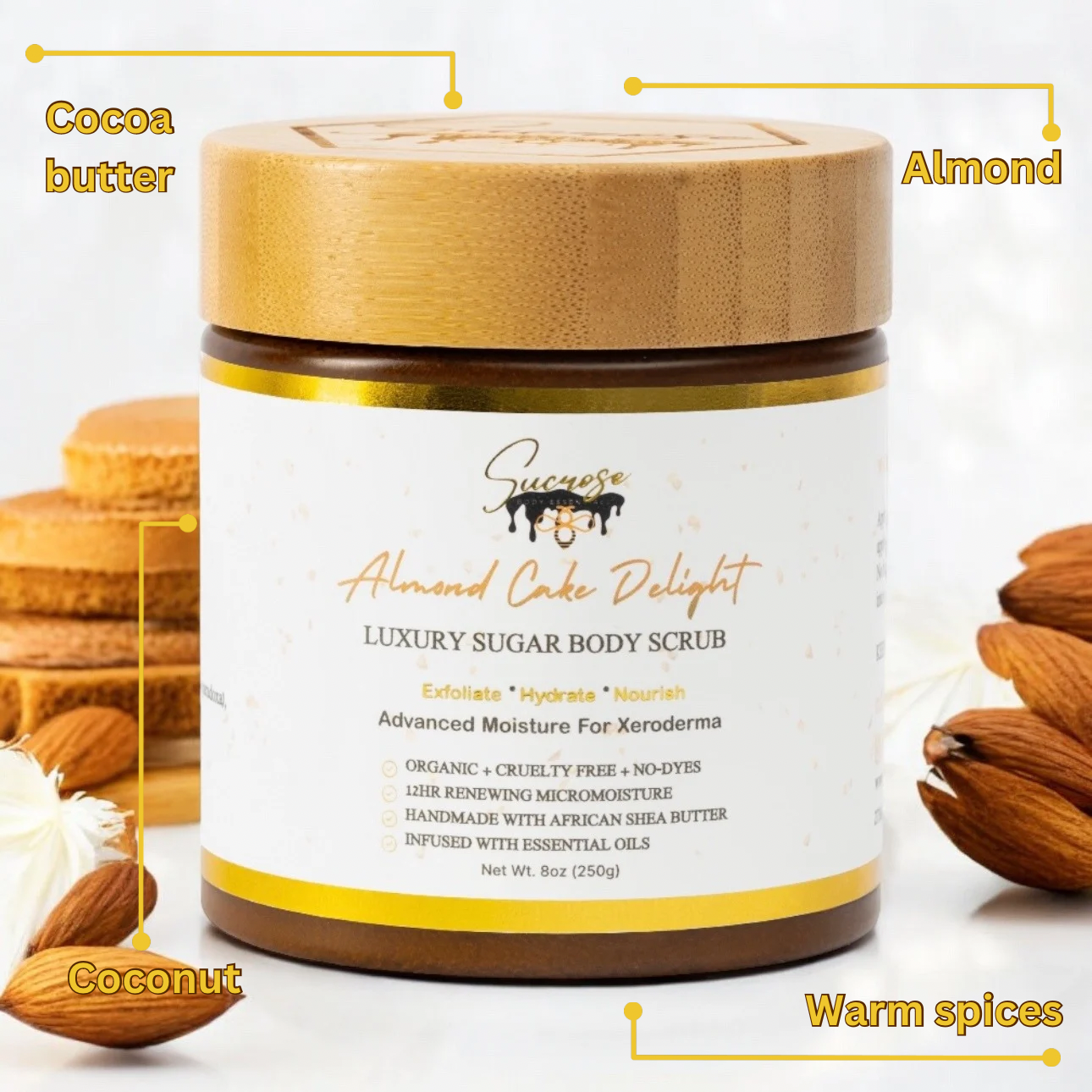 Almond Cake Delight Scrub 8oz